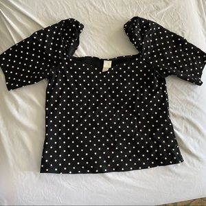 H&M Polka Dot Top